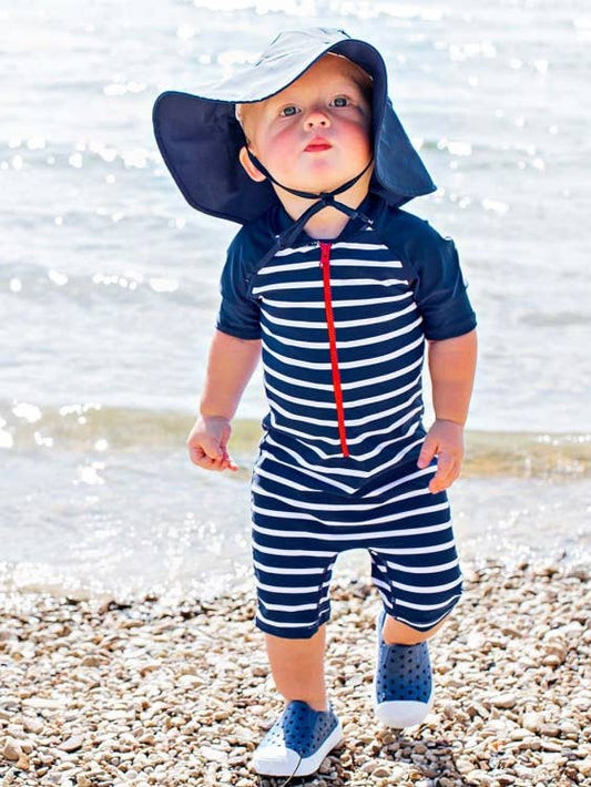 Navy Sun Protective Hat