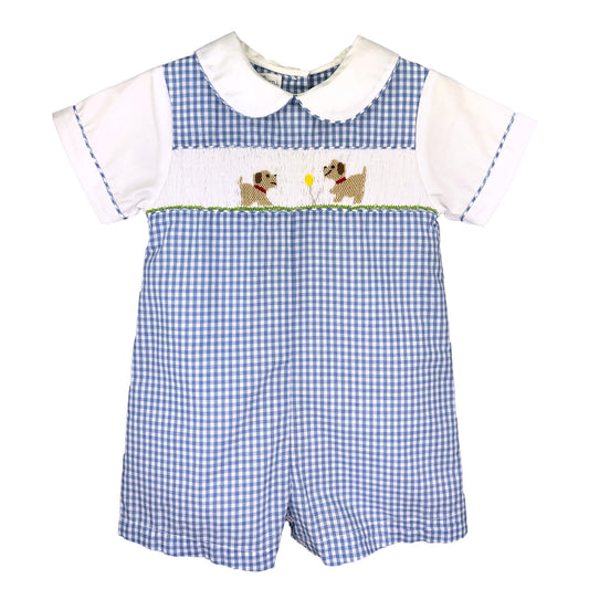 Smocked Dogs Romper