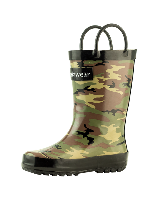 Loop Handle Boots -Army Camo