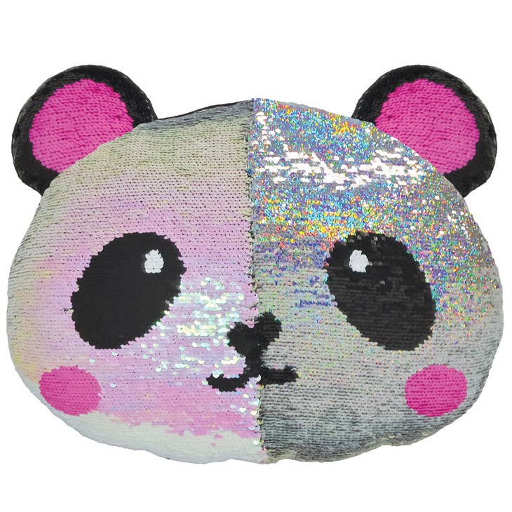 Mini Panda Reversible Sequin Plush