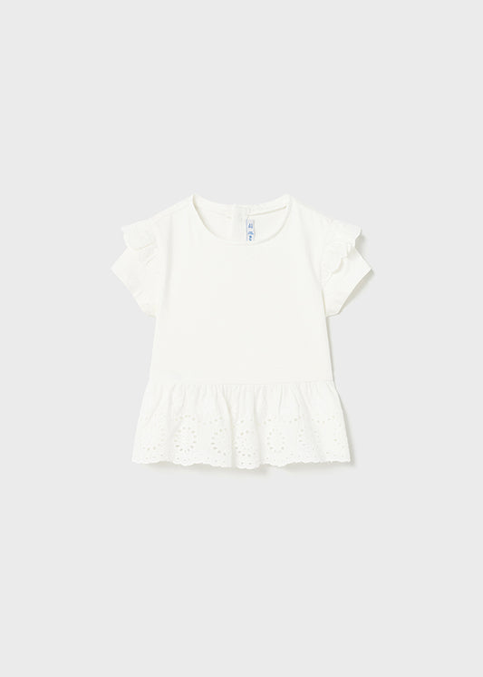 White Eyelet Shirt
