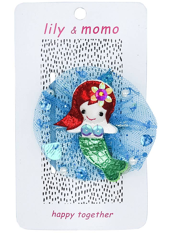 Tulle Mermaid Hair Clips