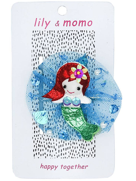 Tulle Mermaid Hair Clips