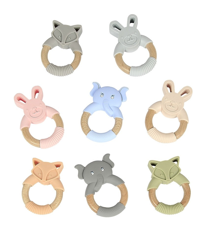 Bamboo & Silicone Teether