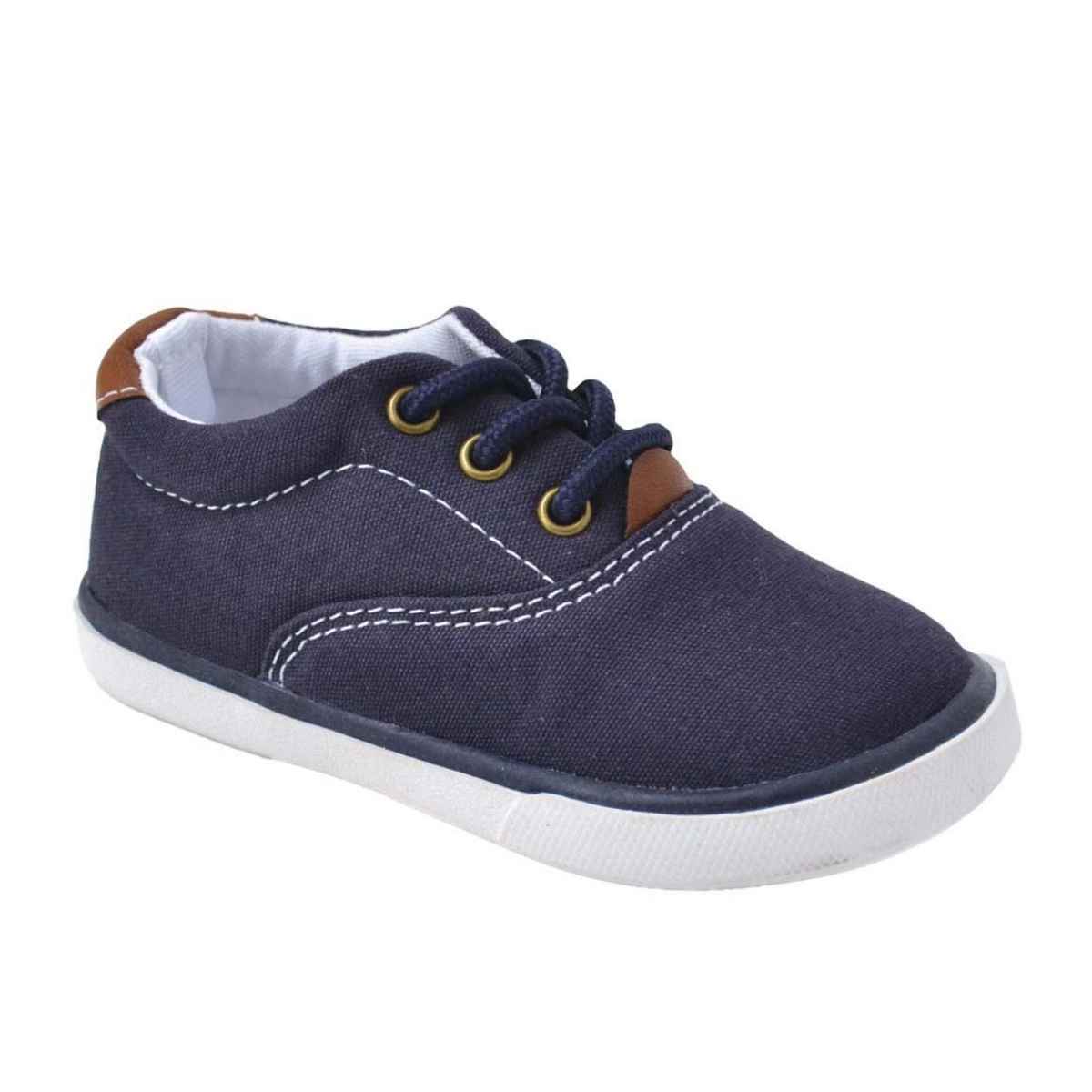 Navy Canvas Sneaker