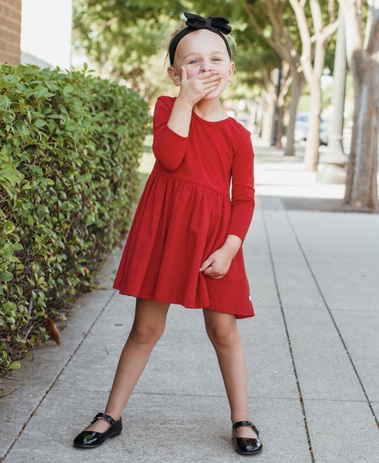 Red Twirl Dress