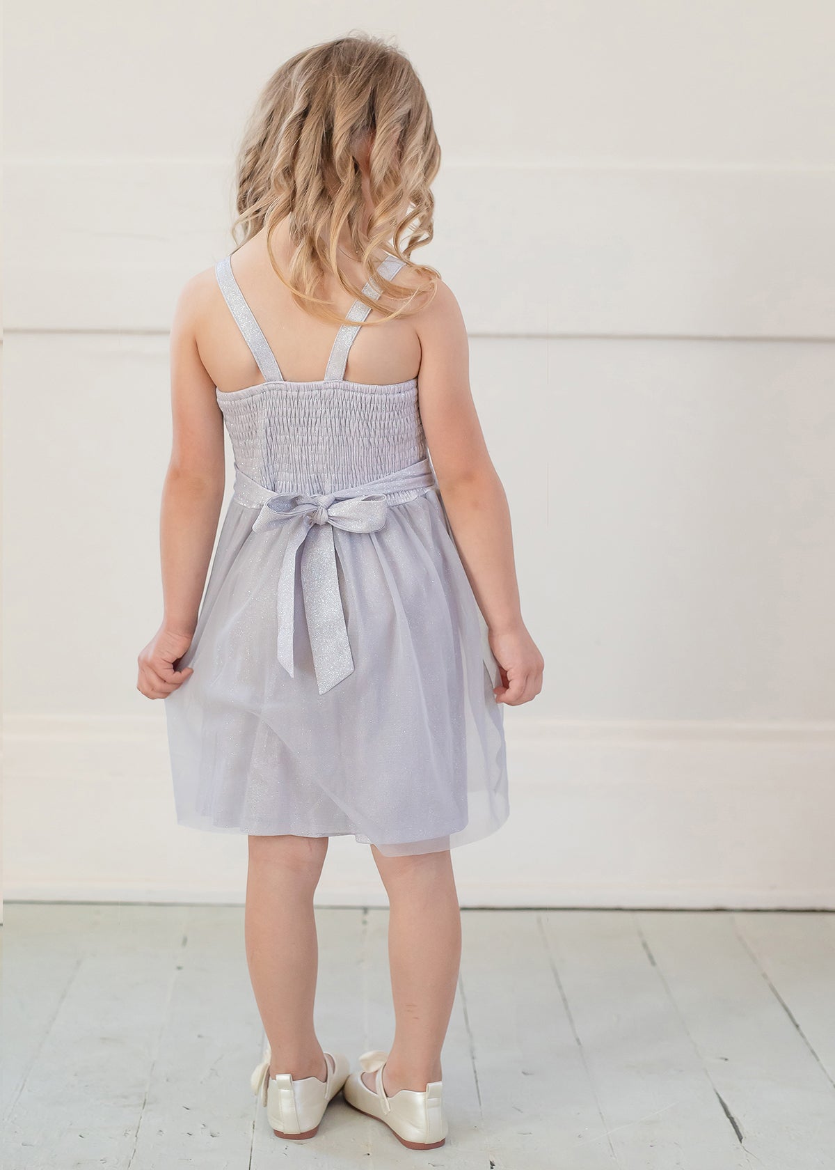 Pixie Dust Sparkly Knit & Tulle Dress